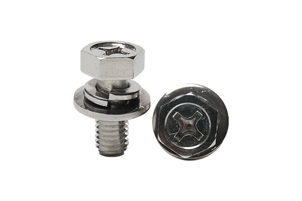 十字外六角凹穴机螺钉平弹垫组合