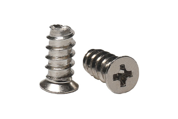 Cross countersunk head cutting tail screw