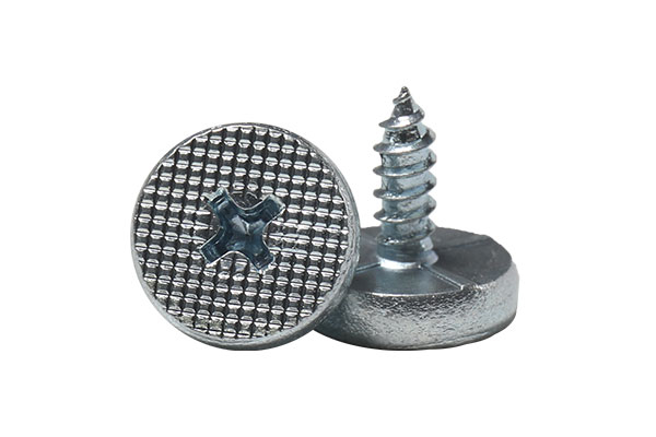 Flat head self tapping screw