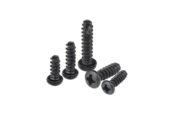 Cross pan head cutting tail screw